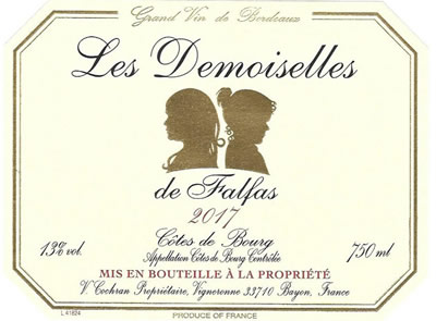 Chateau Falfas Les Demoiselles de Falfas 2017 Magnum Côtes de Bourg AOC