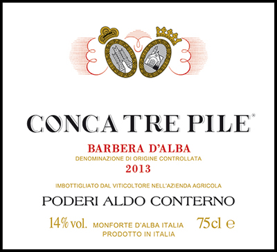 Conca tre pile Barbera D'Alba DOC 2020 - Poderi Aldo Conterno