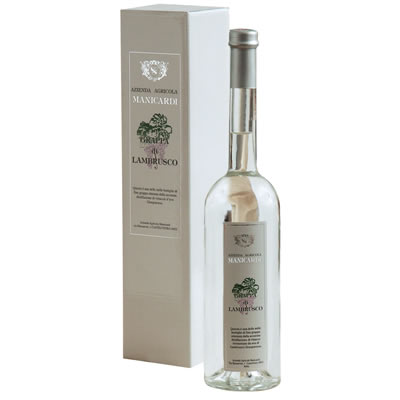 Grappa di Lambrusco 700ml 40° con astuccio Azienda Vinicola Manicardi