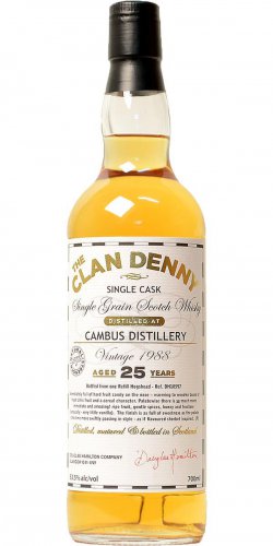 Cambus 25yo Whisky Lowland Clan Denny Single Grain - Douglas Hamilton Company