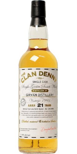 Girvan 21yo Whisky Lowland Clan Denny Single Grain - Douglas Hamilton Company