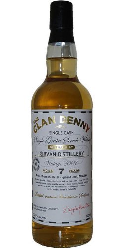 Girvan 7yo Whisky Lowland Clan Denny Single Grain - Douglas Hamilton Company
