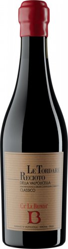 Recioto della Valpolicella classico DOCG "Le Tordare" 2015 0,50lt -Ca la Bionda